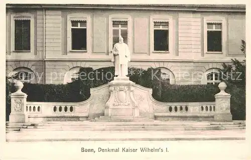 AK / Ansichtskarte Bonn Rhein Denkmal Kaiser Wilhelm I Kat. Bonn