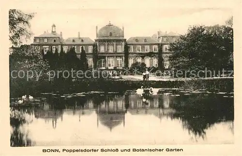 AK / Ansichtskarte Bonn Rhein Poppelsdorfer Schloss und Botanischer Garten Kat. Bonn