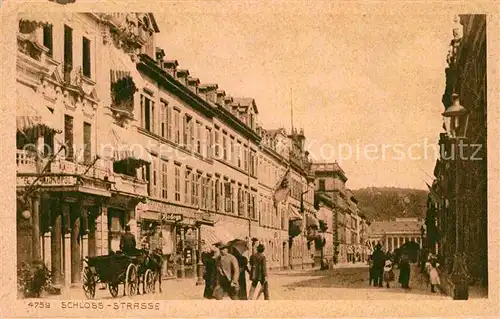 AK / Ansichtskarte Koblenz Rhein Schlosstrasse mit Schlossblick Kat. Koblenz