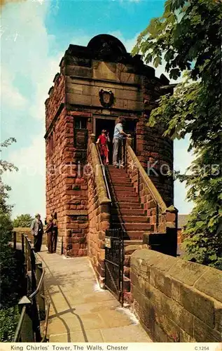 AK / Ansichtskarte Chester Cheshire King Charles Tower The Walls