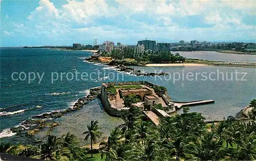 AK / Ansichtskarte San Juan Puerto Rico Fort San Geronimo and Condado Section Kat. San Juan