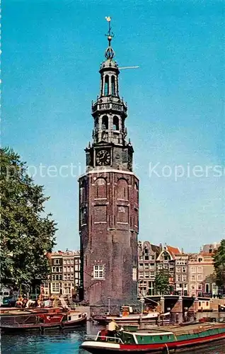 AK / Ansichtskarte Amsterdam Niederlande Montelbaantoren Turm Kat. Amsterdam