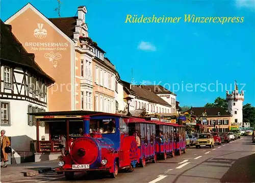 AK / Ansichtskarte Ruedesheim Rhein Winzerexpress Kat. Ruedesheim am Rhein