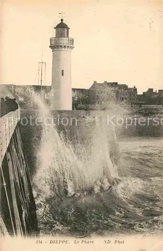 AK / Ansichtskarte Dieppe Seine Maritime Seebruecke Leuchtturm Kat. Dieppe