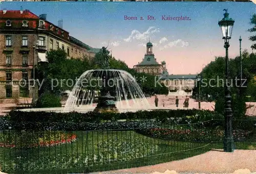 AK / Ansichtskarte Bonn Rhein Kaiserplatz mit Brunnen Kat. Bonn