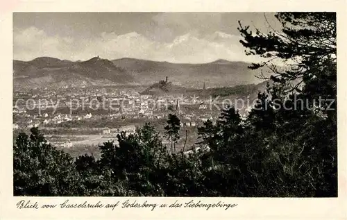 AK / Ansichtskarte Bad Godesberg Blick von Casselsruhe mit Siebengebirge Kat. Bonn