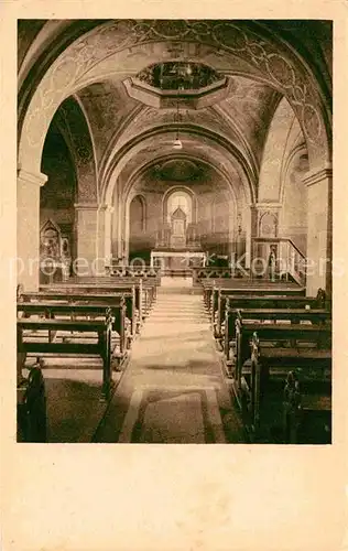 AK / Ansichtskarte Schwarzrheindorf Unterkirche der Doppelkirche Inneres Kat. Vilich Rheindorf Bonn