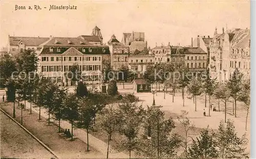 AK / Ansichtskarte Bonn Rhein Muensterplatz Kat. Bonn