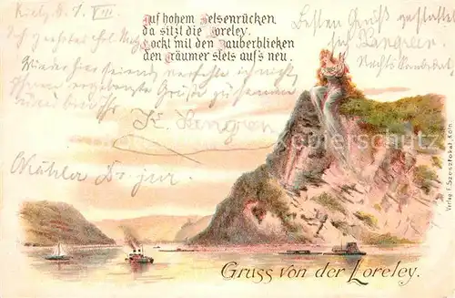 AK / Ansichtskarte St Goar Rhein Loreley Kat. Sankt Goar