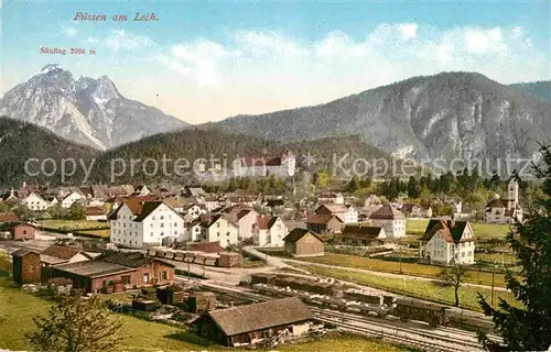 AK / Ansichtskarte Fuessen Allgaeu Saeuling Panorama Kat. Fuessen