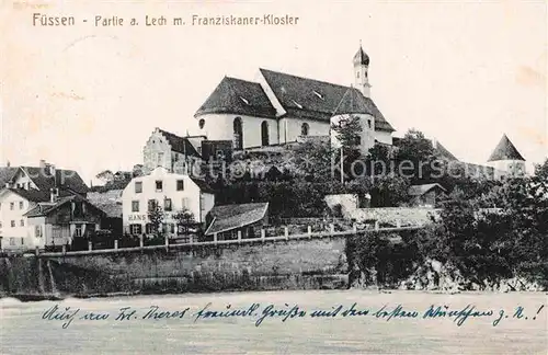 AK / Ansichtskarte Fuessen Allgaeu Franziskanerkloster Kat. Fuessen