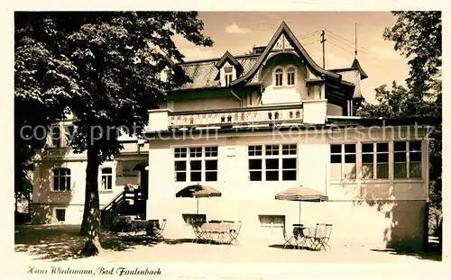 AK / Ansichtskarte Bad Faulenbach Haus Wiedemann Kat. Fuessen