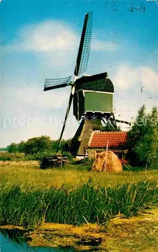 AK / Ansichtskarte Schoonhoven Wipwatermolen Windmuehle