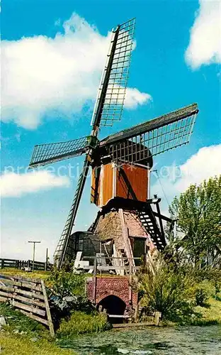 AK / Ansichtskarte Niederlande Hollandse Molen Hollaendische Muehle Kat. Niederlande