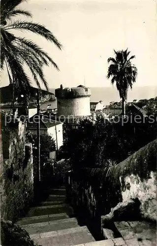 AK / Ansichtskarte Dubrovnik Ragusa Stadtmauer Blick auf Altstadt Kat. Dubrovnik
