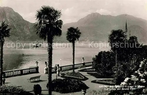 AK / Ansichtskarte Bellagio Lago di Como Nel parco del Grand Hotel Comersee