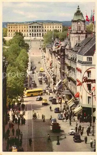 AK / Ansichtskarte Oslo Norwegen Karl Johans Gate  Kat. Oslo