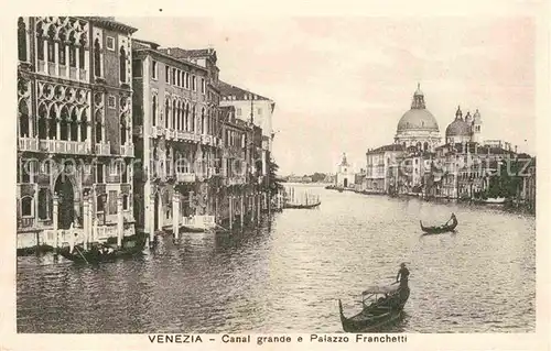 AK / Ansichtskarte Venezia Venedig Canal Grande e Palazzo Franchetti Kat. 