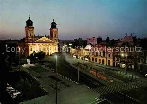 AK / Ansichtskarte Debrecen Debrezin Lajos Platz Grosse Kirche