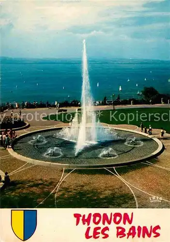 AK / Ansichtskarte Thonon les Bains Lac Leman Brunnen  Kat. Thonon les Bains