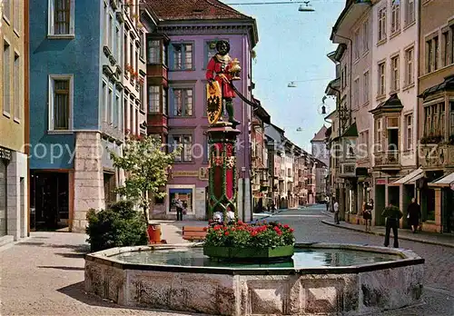 AK / Ansichtskarte Schaffhausen SH Brunnen Kat. Schaffhausen