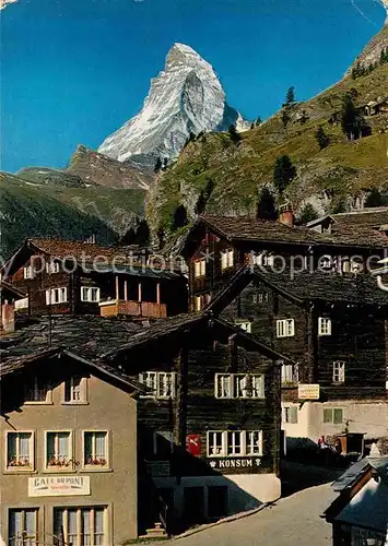 AK / Ansichtskarte Zermatt VS Matterhorn Kat. Zermatt