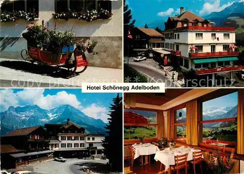 AK / Ansichtskarte Adelboden Hotel Schoenegg Kat. Adelboden