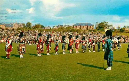 AK / Ansichtskarte Dunoon Drum and Pipe Majors Kat. Argyll