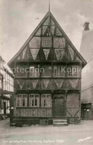 AK / Ansichtskarte Kolding Det oeldste Hus  Kat. Kolding