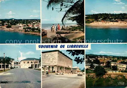 AK / Ansichtskarte Libreville Gabon Fliegeraufnahme Plage Tropicana Hotel du Roi Denis Kat. Libreville