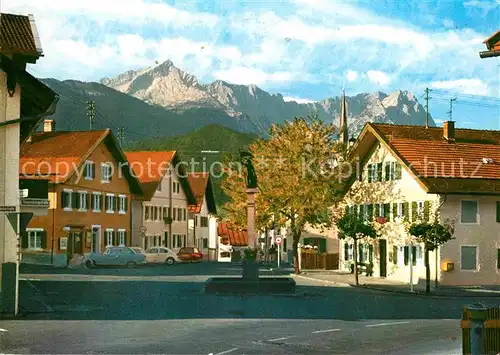 AK / Ansichtskarte Garmisch Partenkirchen Florians Brunnen Kat. Garmisch Partenkirchen