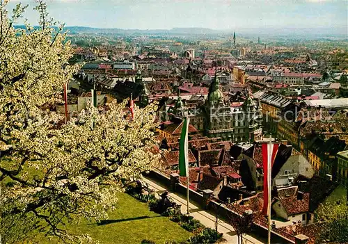 AK / Ansichtskarte Graz Steiermark Blick vom Schlossberg gegen Sueden Kat. Graz