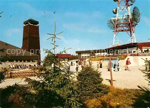 AK / Ansichtskarte Hahnenklee Bockswiese Harz Bocksberg Gipfel Bergrestaurant  Kat. Goslar