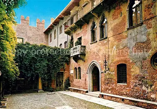AK / Ansichtskarte Verona Veneto Haus von Julia Kat. Verona
