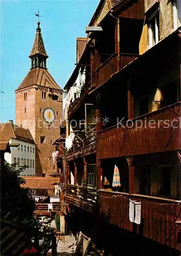 AK / Ansichtskarte Landsberg Lech Hexenviertel schoener Turm Kat. Landsberg am Lech