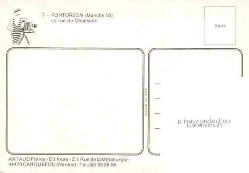 AK / Ansichtskarte Pontorson Rue du Couesnon Kat. Pontorson