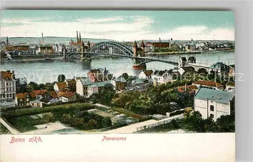 AK / Ansichtskarte Bonn Rhein Panorama mit Rheinbruecke Kat. Bonn