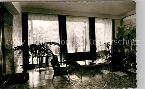 AK / Ansichtskarte Lanzerath Meckenheim Hotelhalle