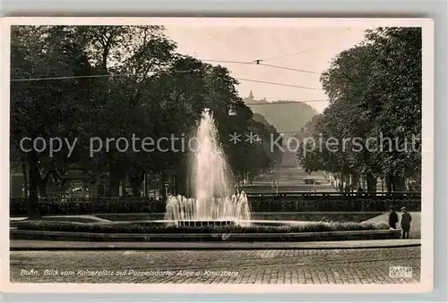 AK / Ansichtskarte Bonn Rhein Poppelsdorfer Alle mit Kreuzberg vom Kaiserplatz Kat. Bonn