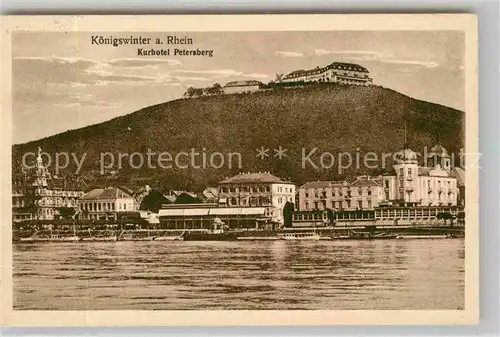 AK / Ansichtskarte Koenigswinter Rhein Kurhotel Petersberg