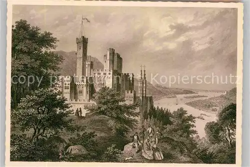 AK / Ansichtskarte Stolzenfels Burg Stolzenfels am Rhein Kat. Koblenz Rhein