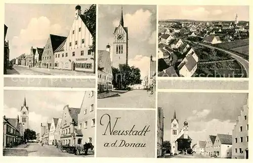 AK / Ansichtskarte Neustadt Donau Ortsansichten Kirche  Kat. Neustadt a.d.Donau