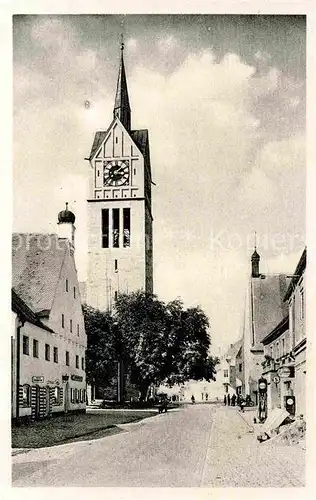 AK / Ansichtskarte Neustadt Donau Kirche Ortsansicht Kat. Neustadt a.d.Donau
