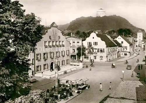 AK / Ansichtskarte Kelheim Ludwigsplatz Befreiungshalle Kat. Kelheim Donau