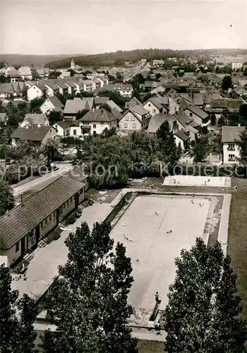 AK / Ansichtskarte Langensteinbach Karlsbad Schwimmbad Kat. Karlsbad