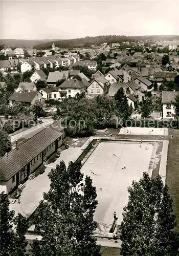 AK / Ansichtskarte Langensteinbach Karlsbad Schwimmbad Kat. Karlsbad