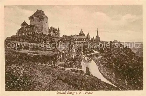 AK / Ansichtskarte Solingen Schloss Burg Kat. Solingen