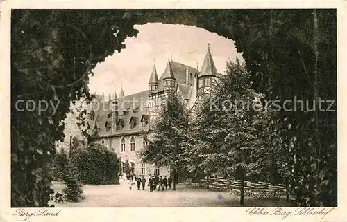AK / Ansichtskarte Solingen Schloss Burg Schlosshof Kat. Solingen