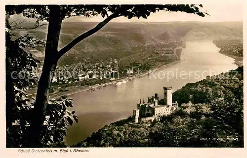 AK / Ansichtskarte Stolzenfels Schloss Rheintal Kat. Koblenz Rhein
