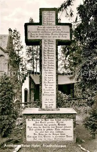 AK / Ansichtskarte Arenberg Koblenz Friedhofskreuz Kat. Koblenz